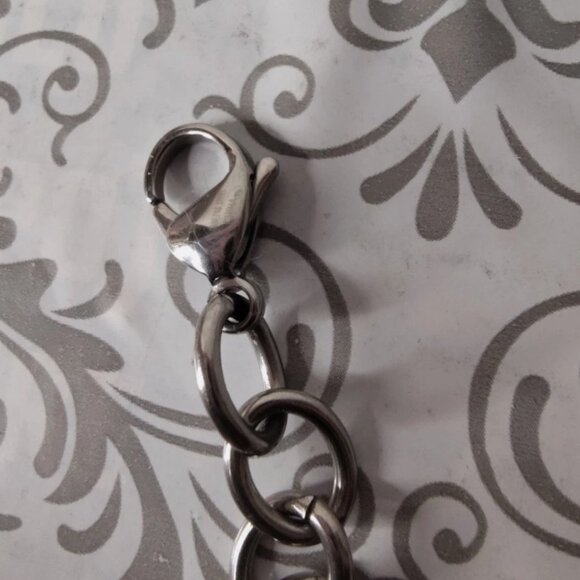 Stainless Steel Chunky Link Necklace - Picture 3 of 3